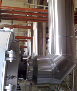 機(jī)場食品加工廠不銹鋼煙囪項(xiàng)目安裝